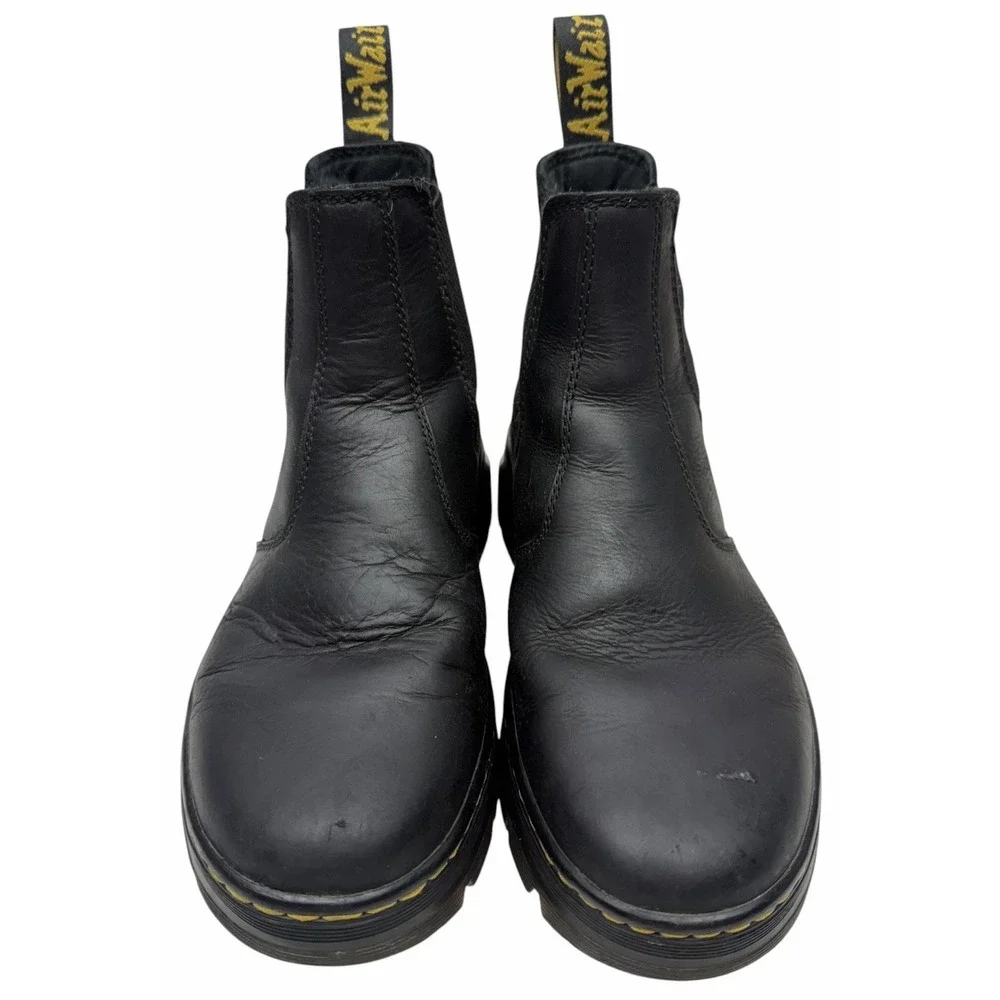 Dr. Martens Embury Chelsea Boots Black Leather Men's 8 Women's 9 EU 41